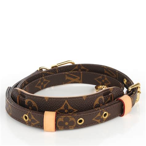 lv vachetta strap|louis Vuitton Monogram shoulder strap.